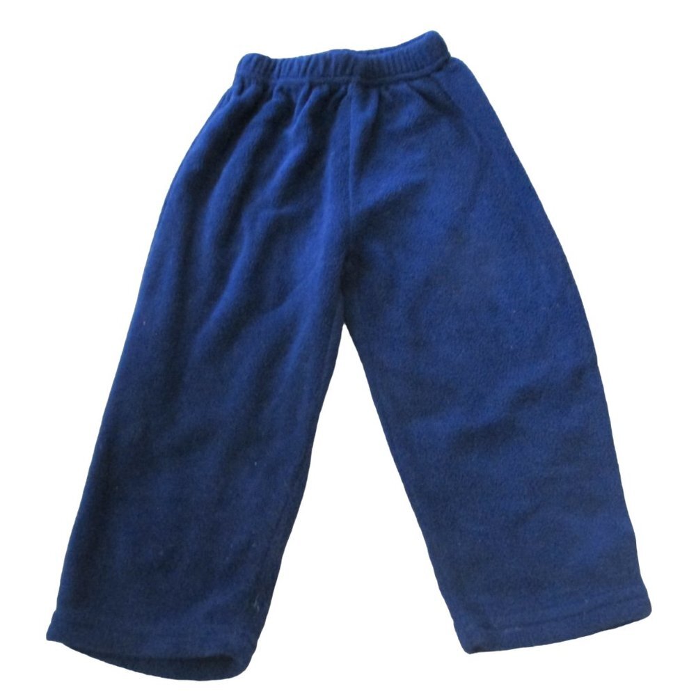 Carters Pull‎ On Fleece Sweatpants Toddler Boys 24M Blue Elastic Jogger Bottoms